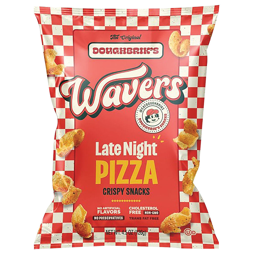 Wholesale Doughbrik'S Wavers - Late Night Pizza - 4.5Oz- Bulk