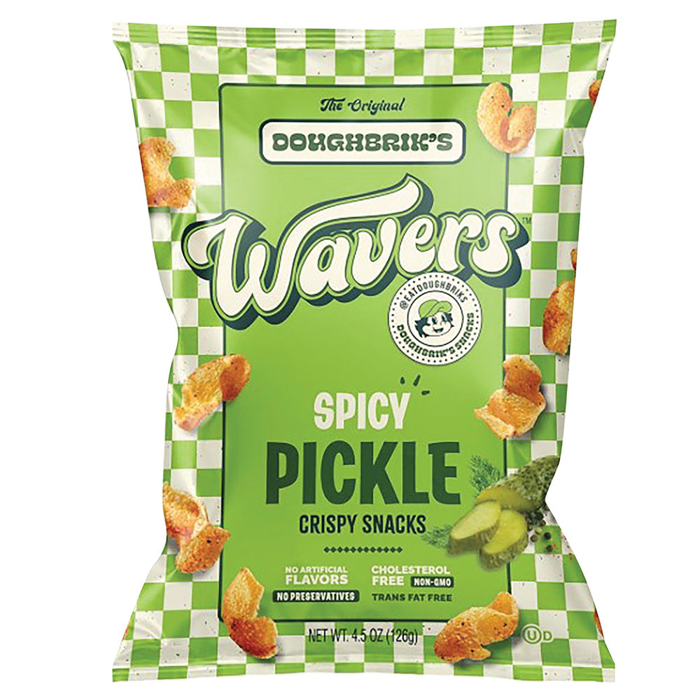 Wholesale Doughbrik'S Wavers - Spicy Pickle - 4.5Oz- Bulk