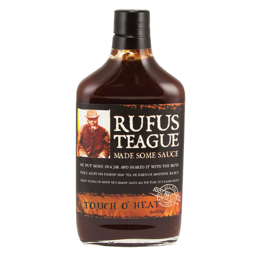 Wholesale Rufus Teague Touch O'Heat Bbq Sauce 16 Oz Bottle- Bulk