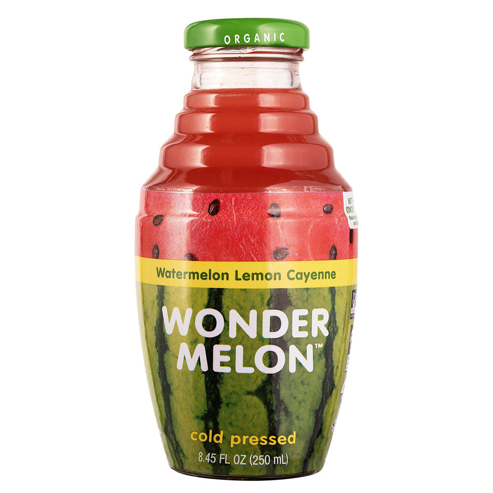 Wholesale Wonder Melon Watermelon Juice Lemon Cayenne 8.45 Oz Bottle- Bulk