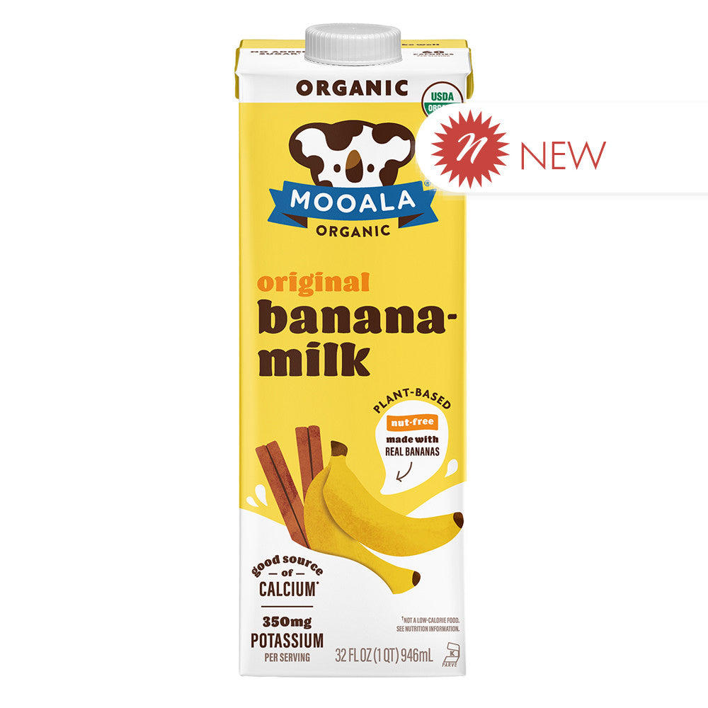 Wholesale Mooala Original Banana-Milk 32 Oz Tetra Pack- Bulk