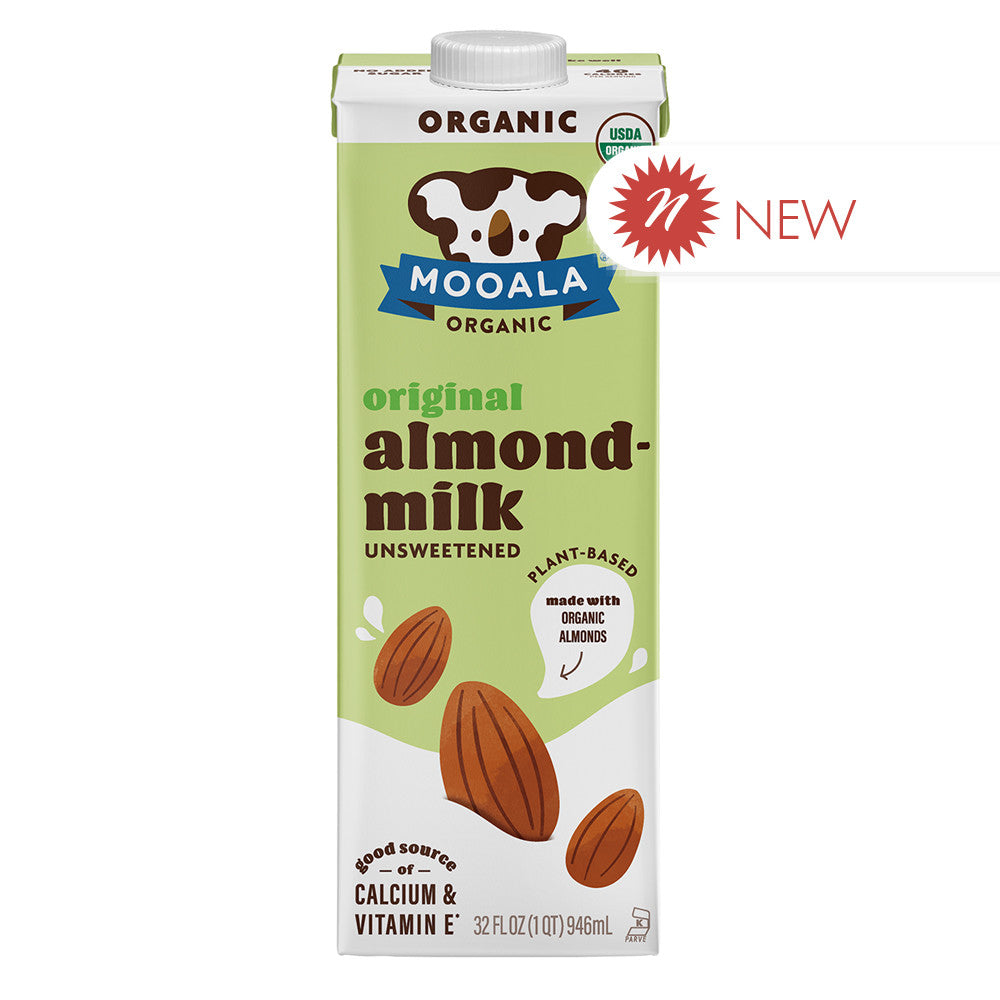 Wholesale Mooala Original Unsweetened Almond Milk 32 Oz Tetra Pack- Bulk