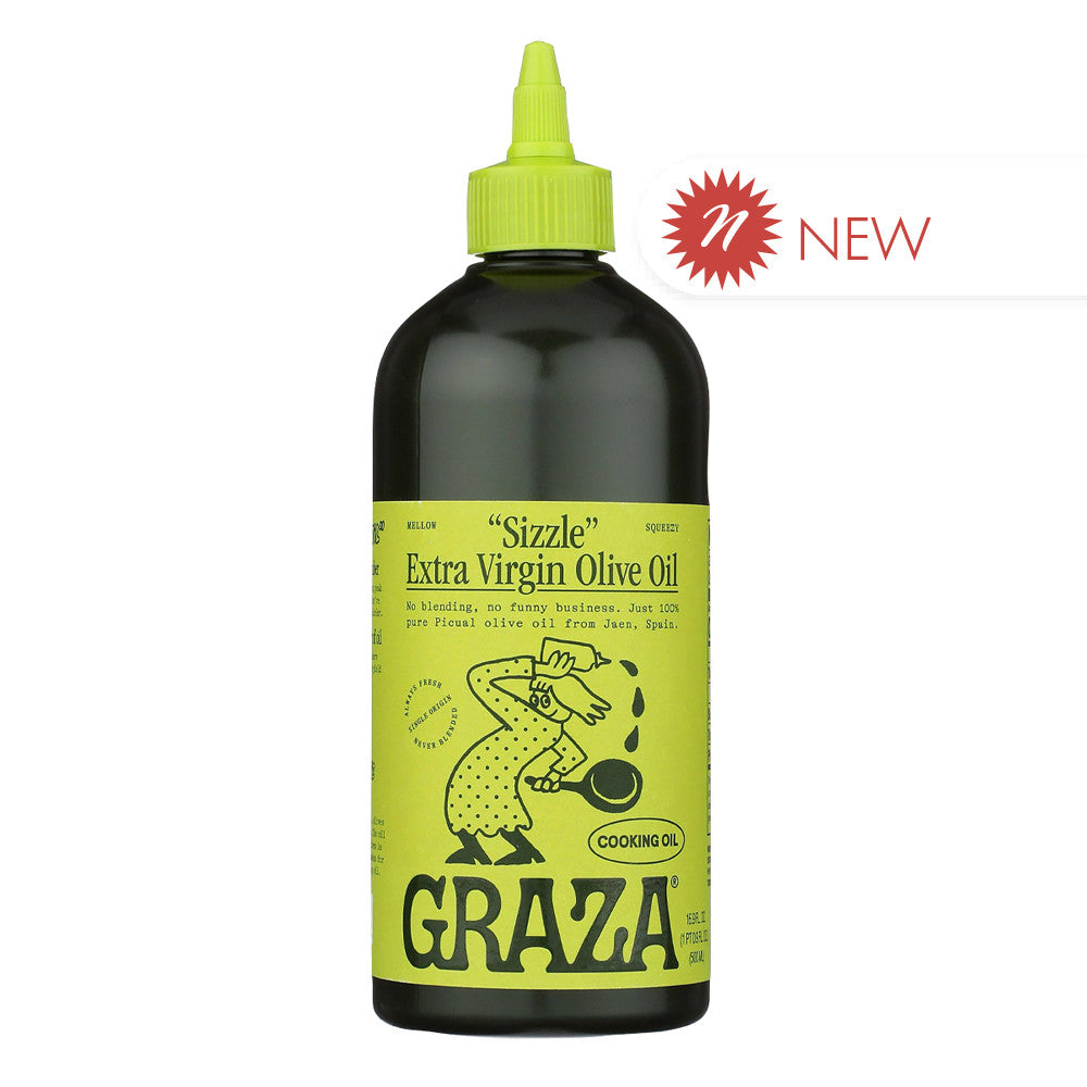 Wholesale Graza Sizzle Extra Virgin Olive Oil 16.9 Oz Bottle- Bulk