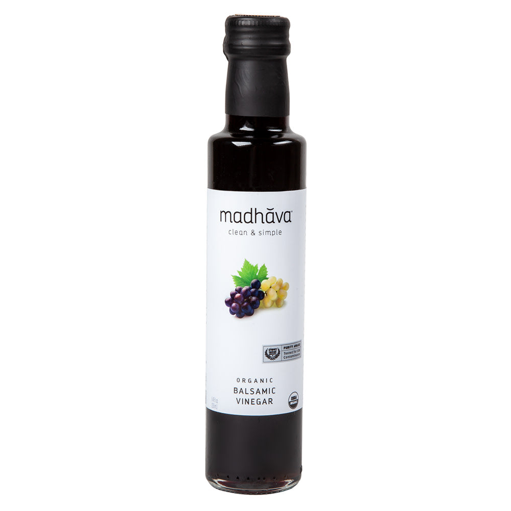 Wholesale Madhava Organic Balsamic Vinegar 8.5 Oz Bottle- Bulk