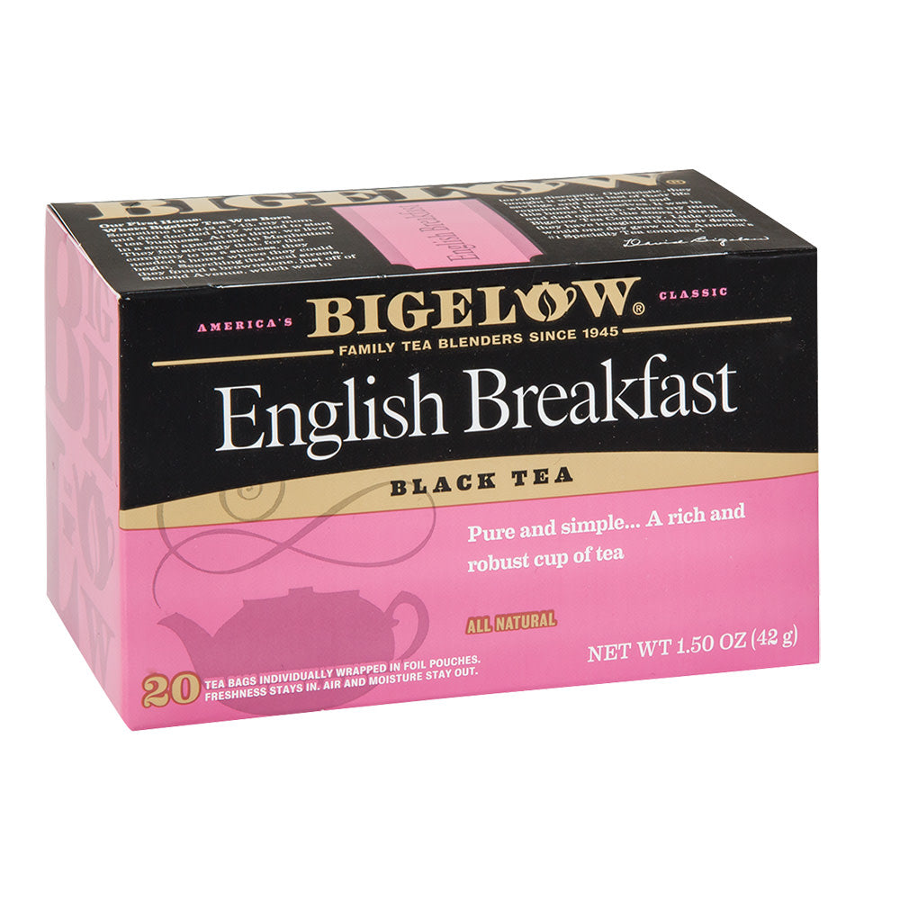 Wholesale Bigelow English Breakfast Black Tea 20 Ct Box- Bulk