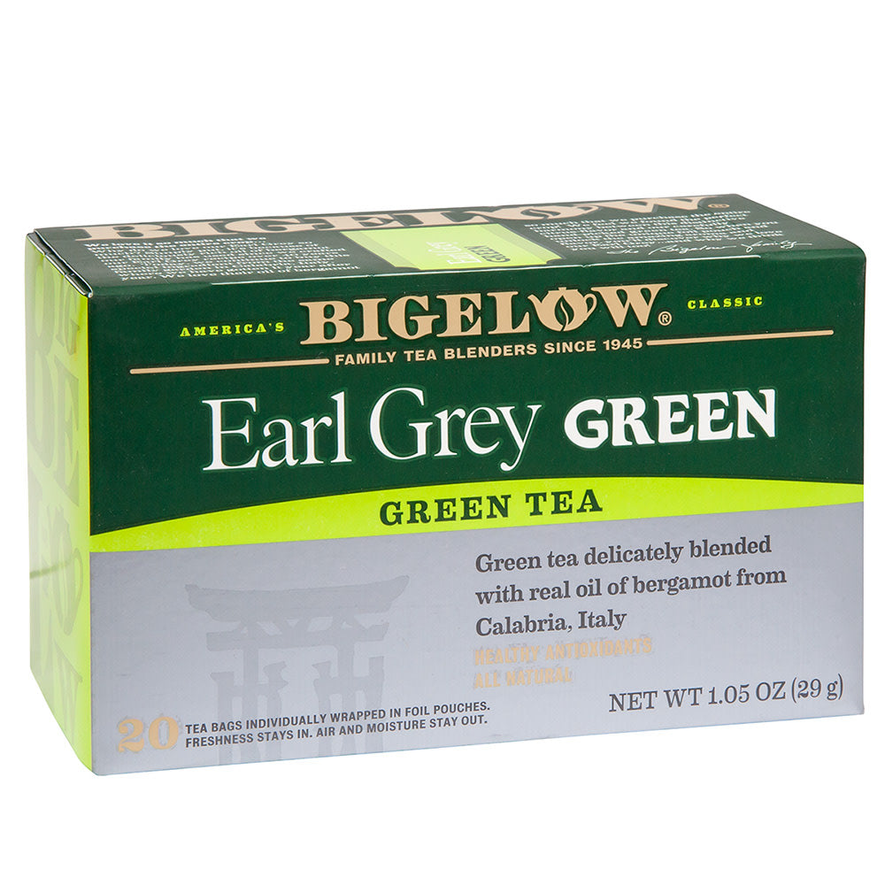 Bigelow Earl Grey Green Tea 20 Ct Box