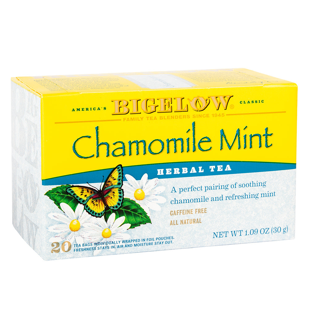 Wholesale Bigelow Chamomile Mint Herb Tea 20 Ct Box- Bulk