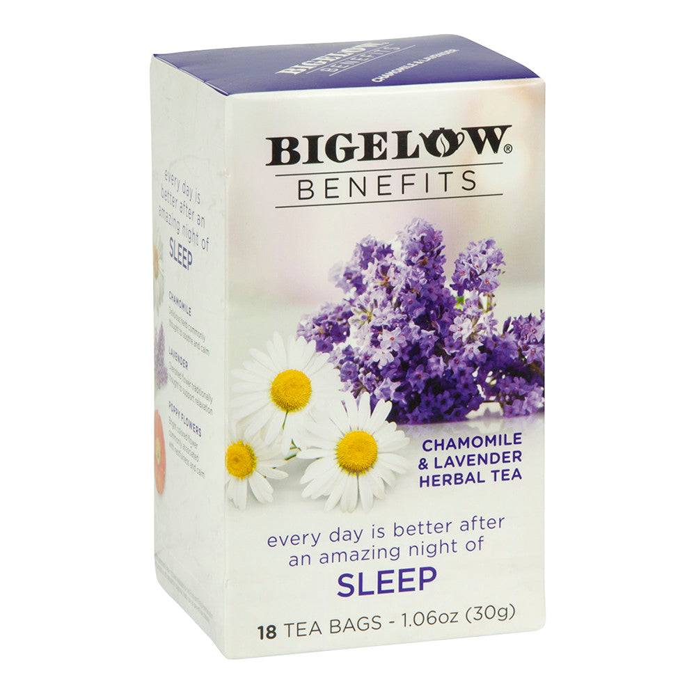 Bigelow Benefits Chamomile And Lavender Tea 18 Ct Box