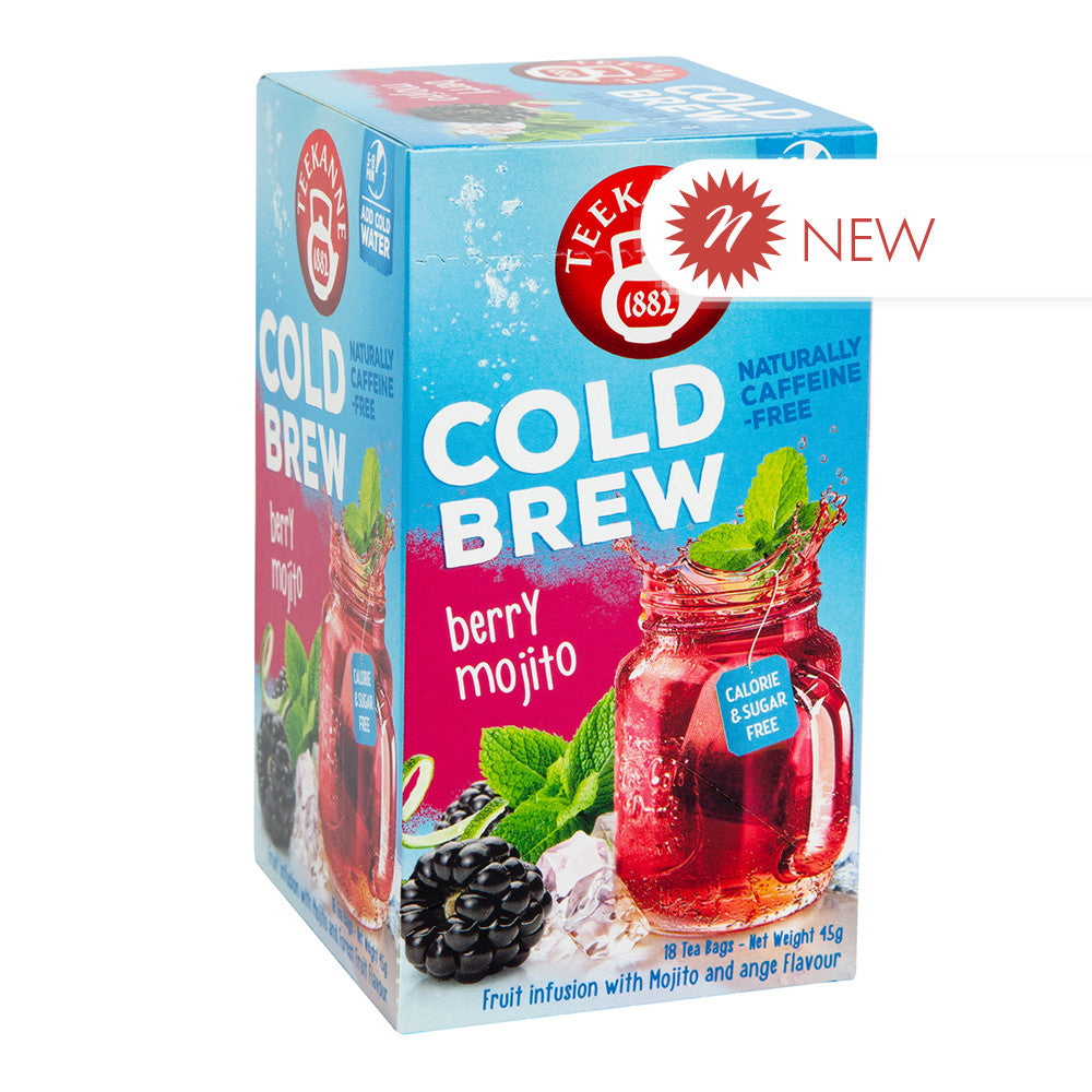 Wholesale Teekanne Coldbrew Teabags Berry Mojito 18 Ct Box- Bulk