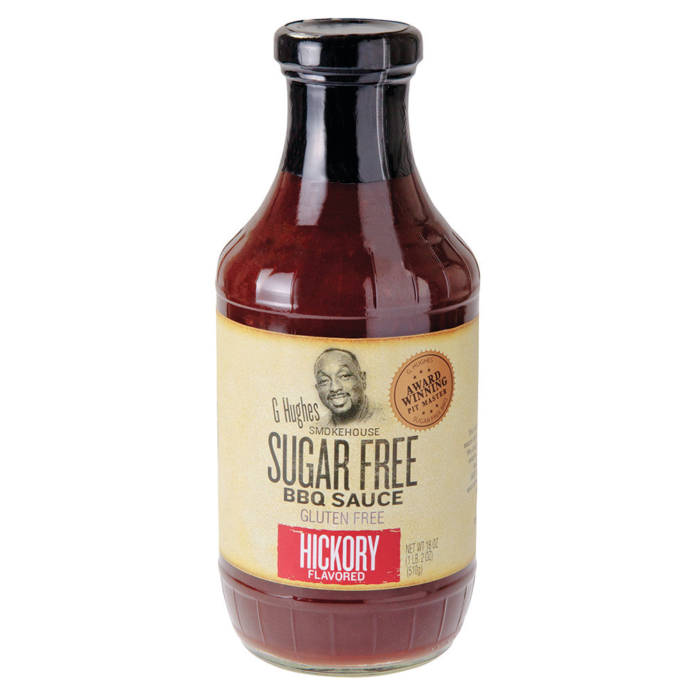 Wholesale G Hughes Sugar Free Hickory Bbq Sauce 18 Oz Bottle- Bulk