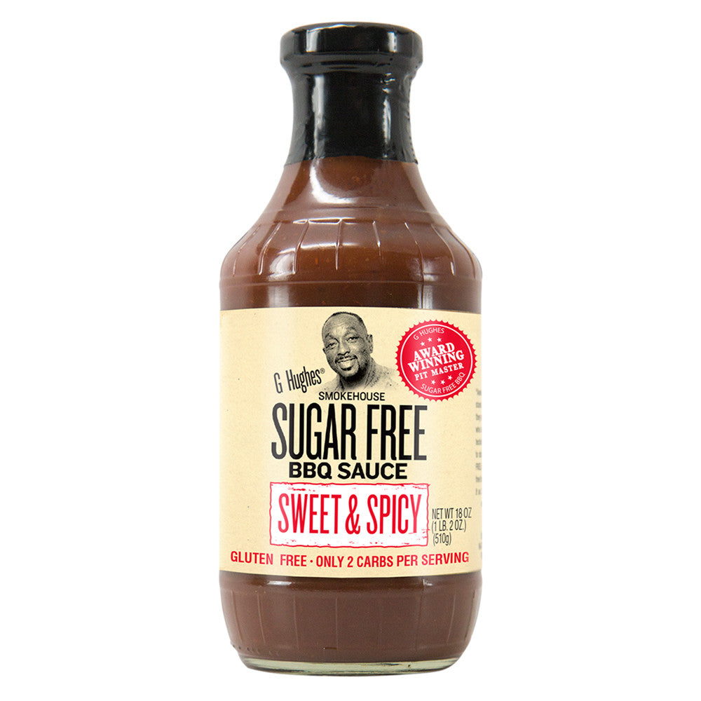 Wholesale G Hughes Sugar Free Sweet & Spicy Bbq Sauce 18 Oz Bottle- Bulk