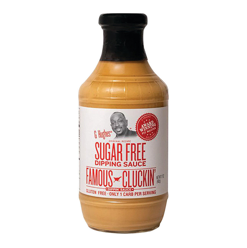 Wholesale G Hughes Sugar Free Famous Cluckin Dipping Sauce 17 Oz Bottle- Bulk