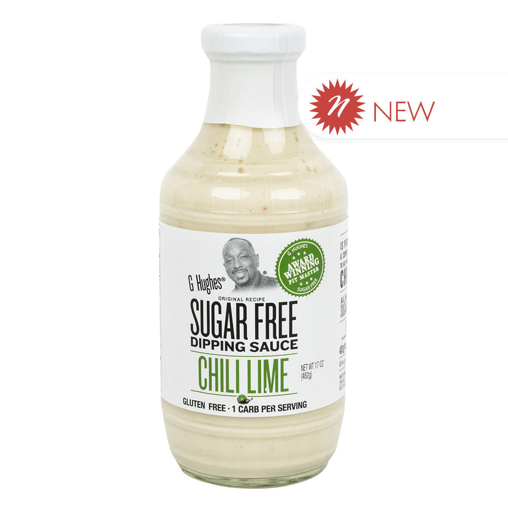 Wholesale G Hughes - Sugar Free Chili Limedipping Sauc - 17Oz - Pk6- Bulk
