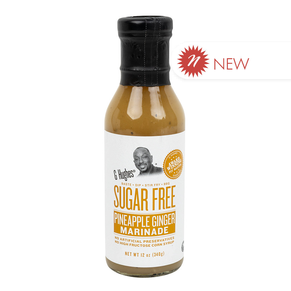 Wholesale G Hughes - Sugar Free Pinea Ginger Marinade - 12Oz - Pk6- Bulk