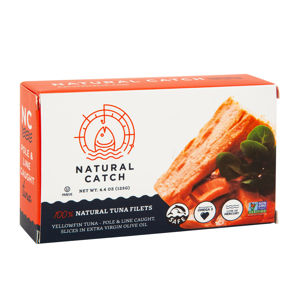 Wholesale Natural Catch Original Evoo Yellowfin Tuna 4.4 Oz Box- Bulk