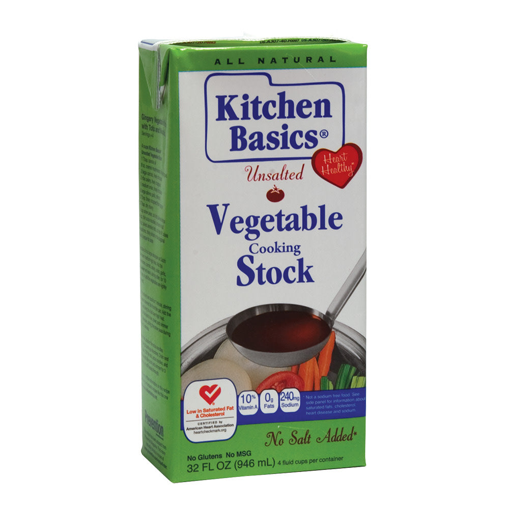 Wholesale Kitchen Basics Unsalted Vegetable Stock 32 Oz- Bulk