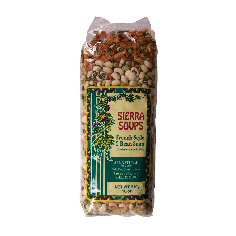 Wholesale Sierra Soups French Style 5 Bean 17.6 Oz Bag- Bulk