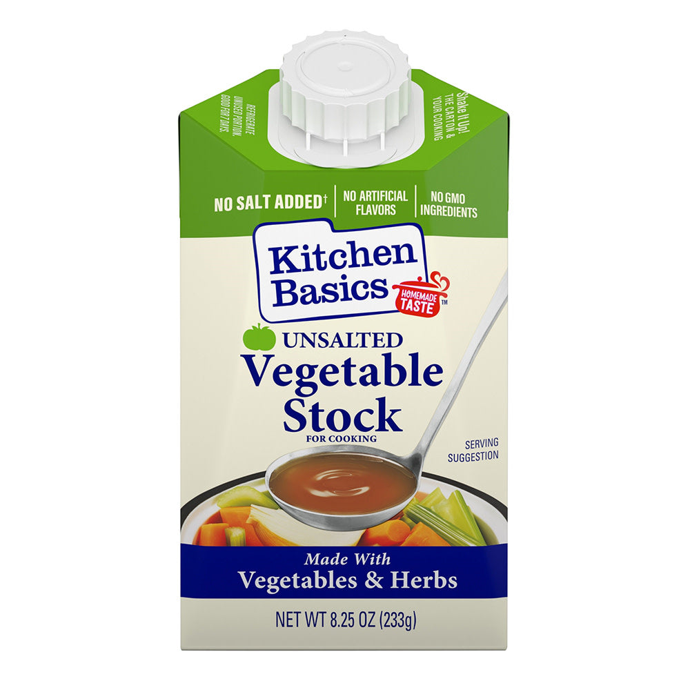 Wholesale Kitchen Basics - Unsalted Vegetbl Stock - 8.25Oz- Bulk