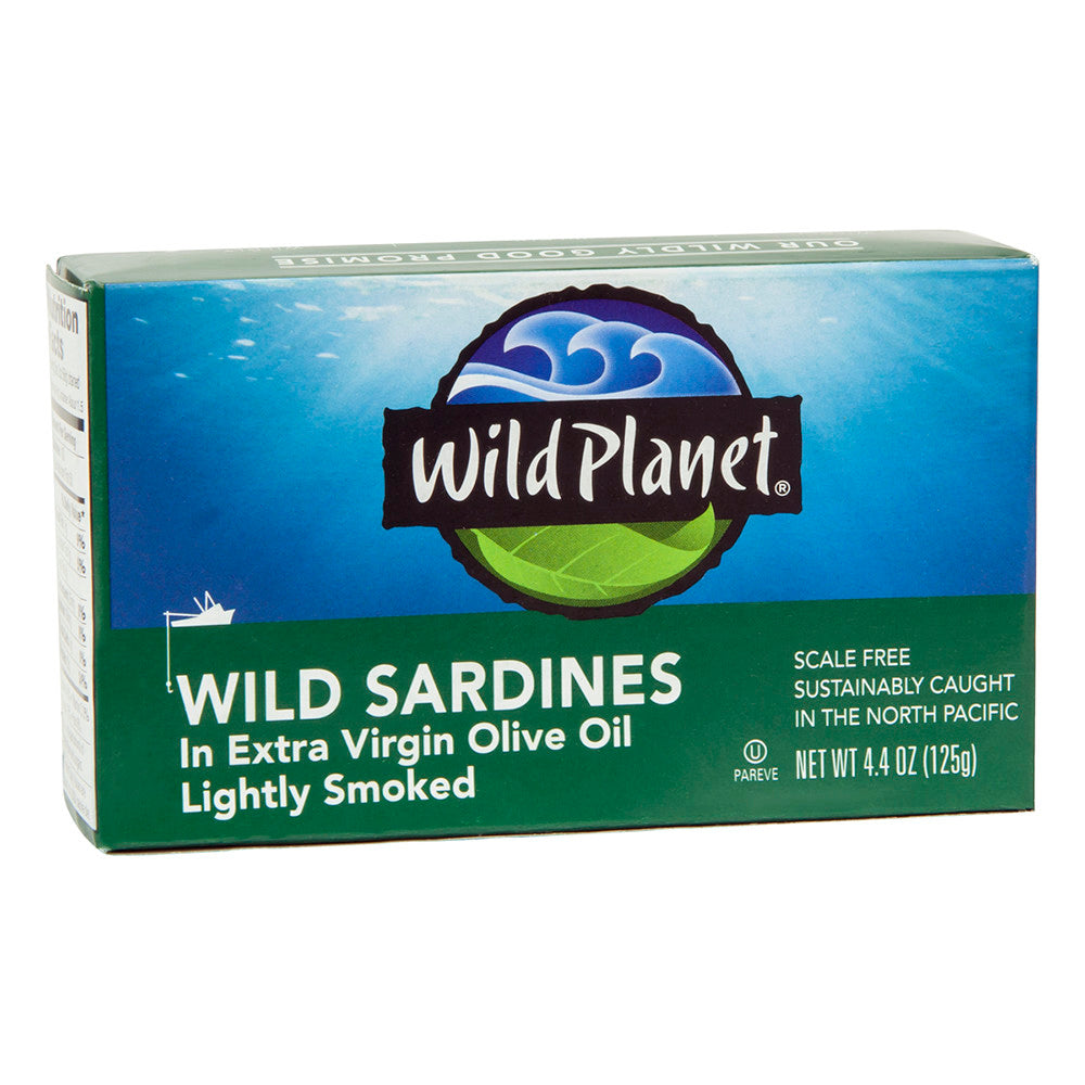 Wholesale Wild Planet Wild Sardines In Extra Virgin Olive Oil 4.4 Oz- Bulk