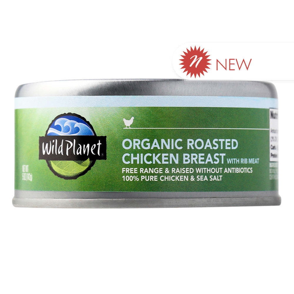 Wholesale Wild Planet - Can - Organic Roasted Chick B - 5Oz- Bulk