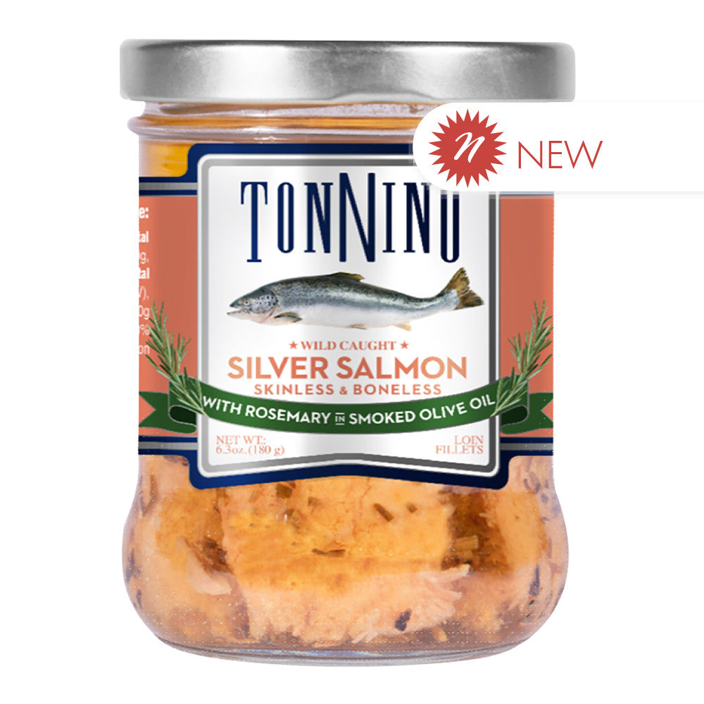 Wholesale Tonnino - Silver Salmon Fil In Smoked Olive Oil - 6.3Oz- Bulk