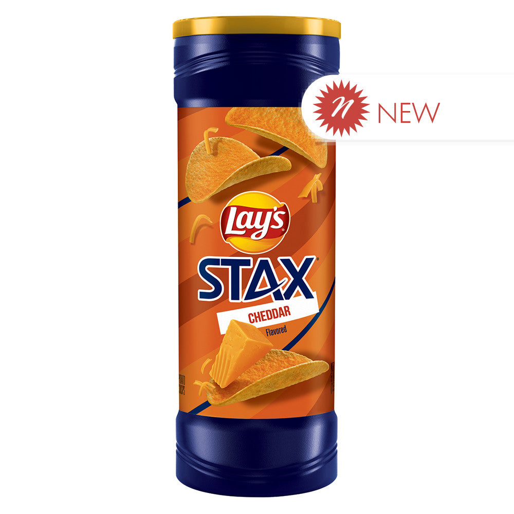 Wholesale Lay'S - Stax Canister Cheddar - 5.75Oz- Bulk