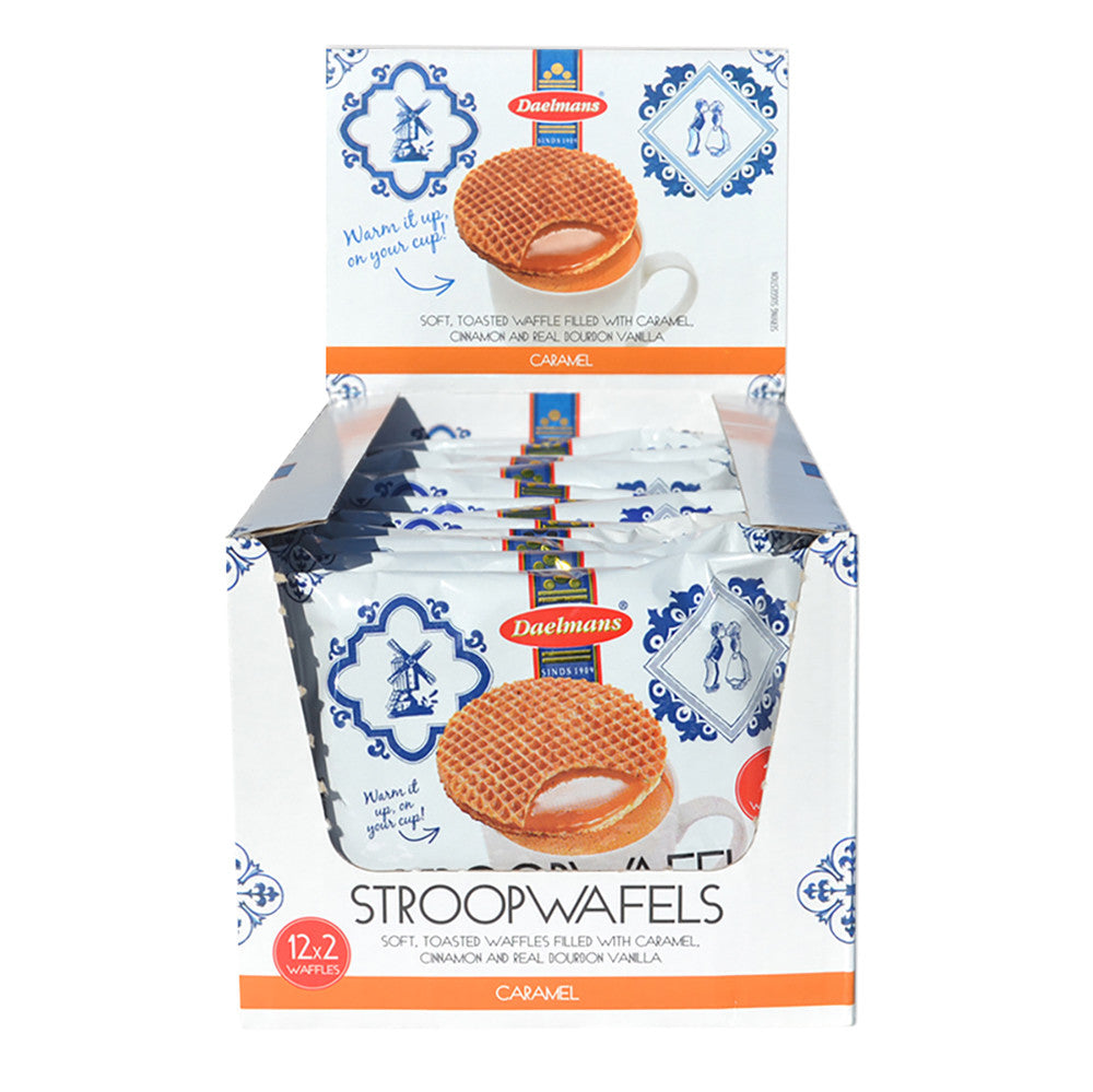 Wholesale Daelmans Caramel Stroopwafels 2 Ct 2.75 Oz- Bulk
