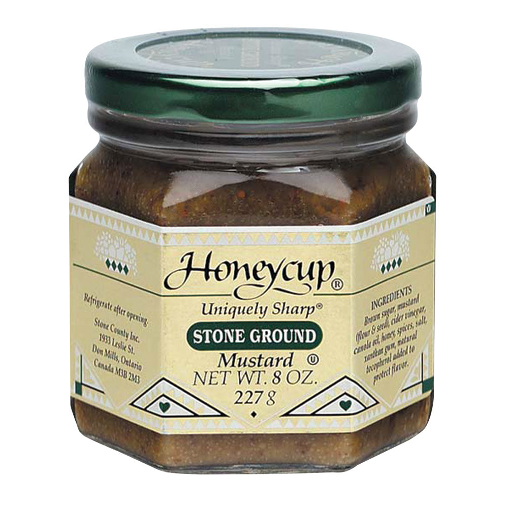 Wholesale Honeycup Stone Ground Mustard 8 Oz Jar- Bulk