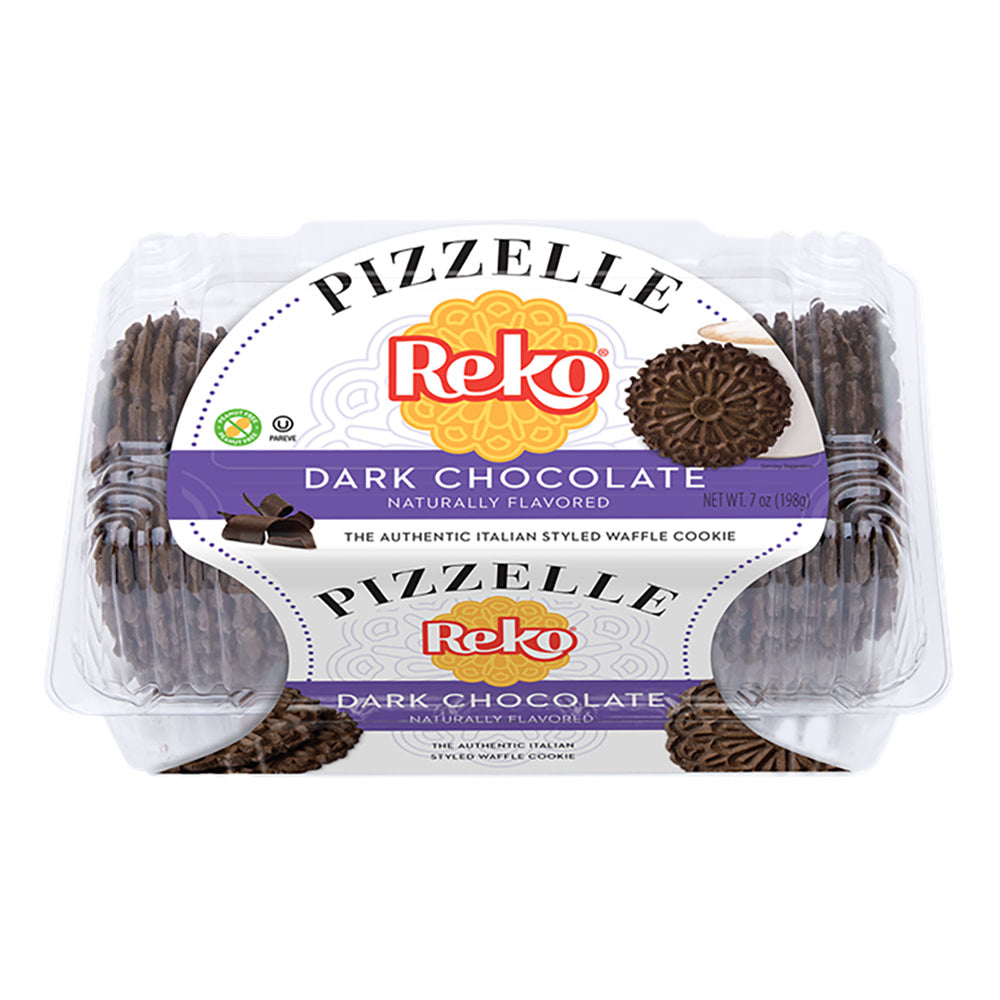 Wholesale Reko Chocolate Pizzelle 7 Oz Clamshell- Bulk