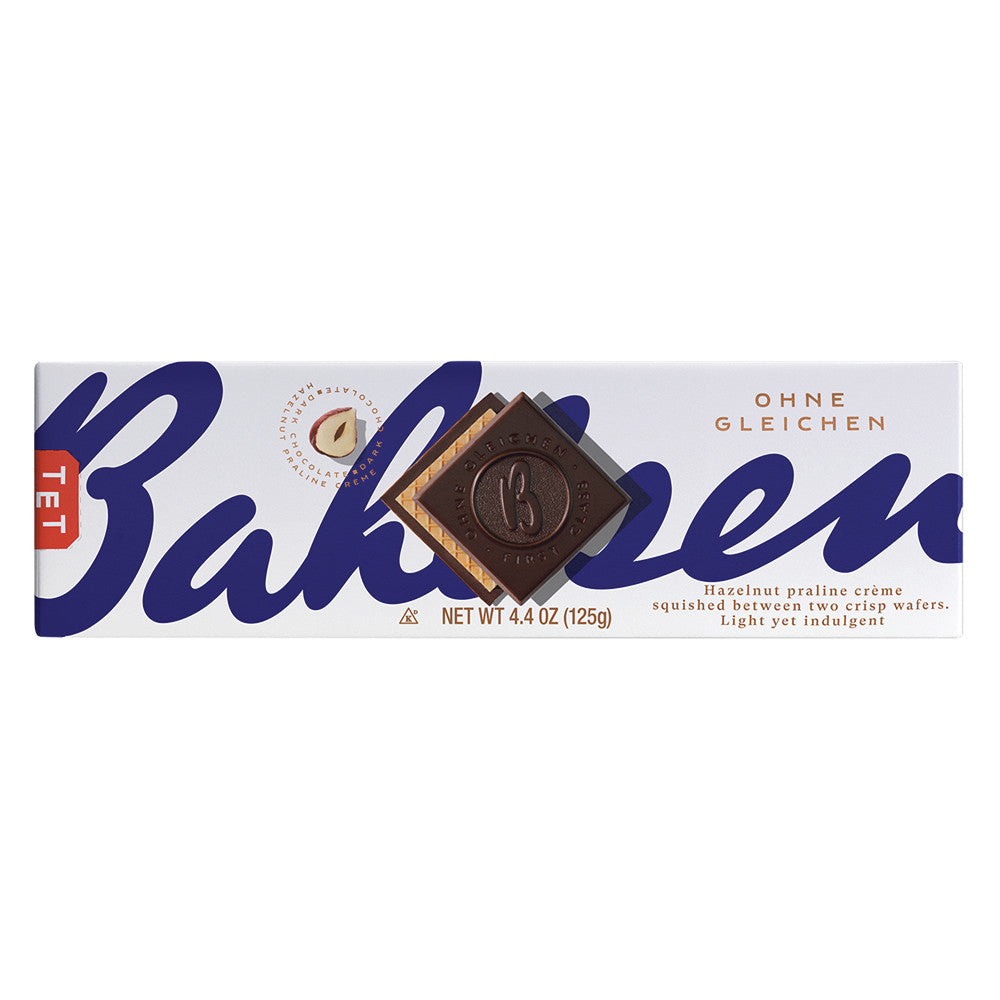 Wholesale Bahlsen Ohne Gleichen Dark Chocolate Hazelnut Wafer 4.4 Oz- Bulk