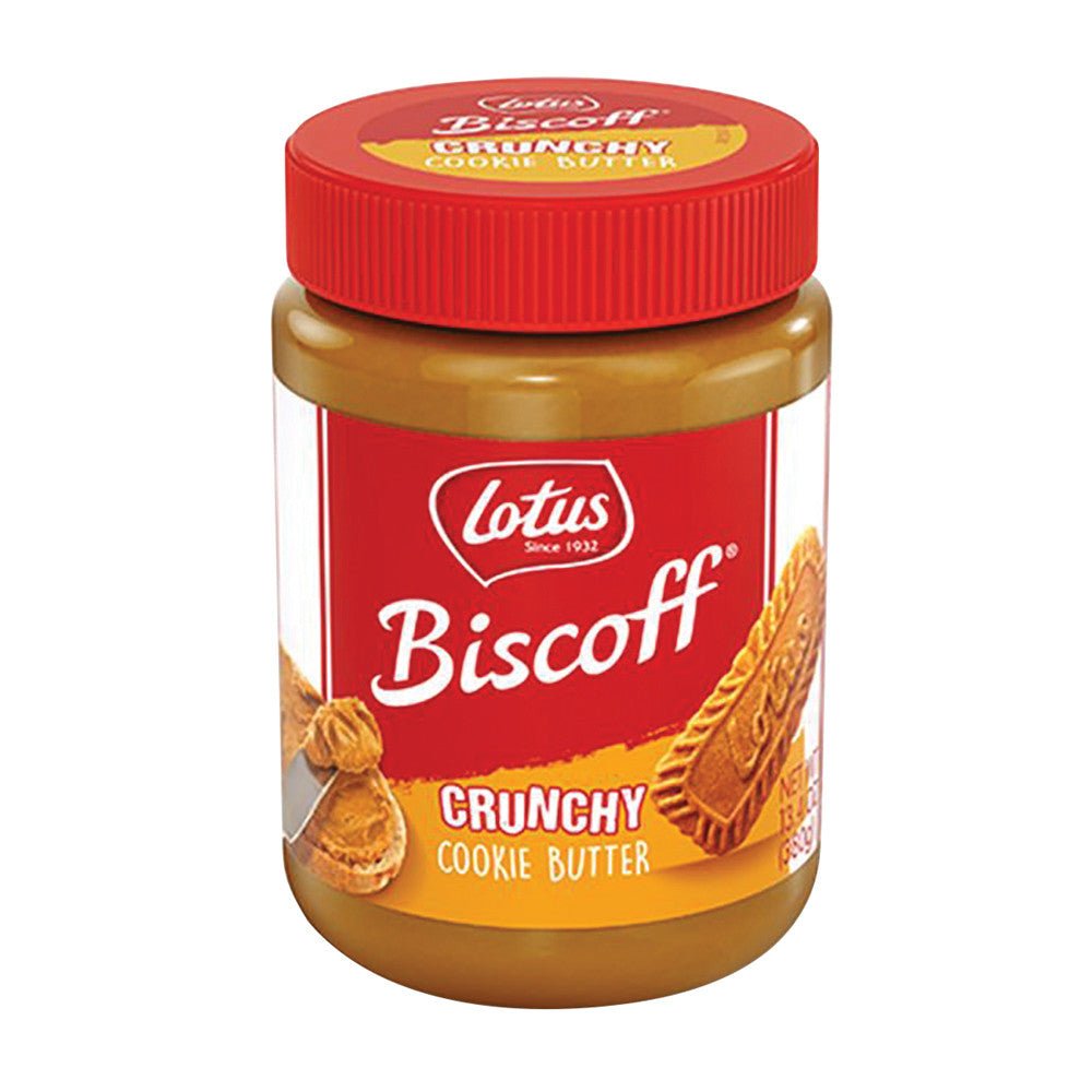Wholesale Biscoff Crunchy Cookie Butter 13.4 Oz Jar- Bulk