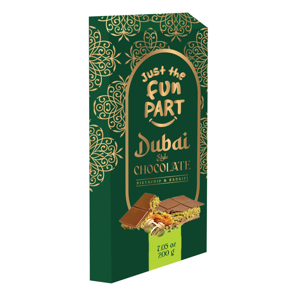 Wholesale Just The Fun Part Dubai Chocolate Bar 7.05 Oz- Bulk