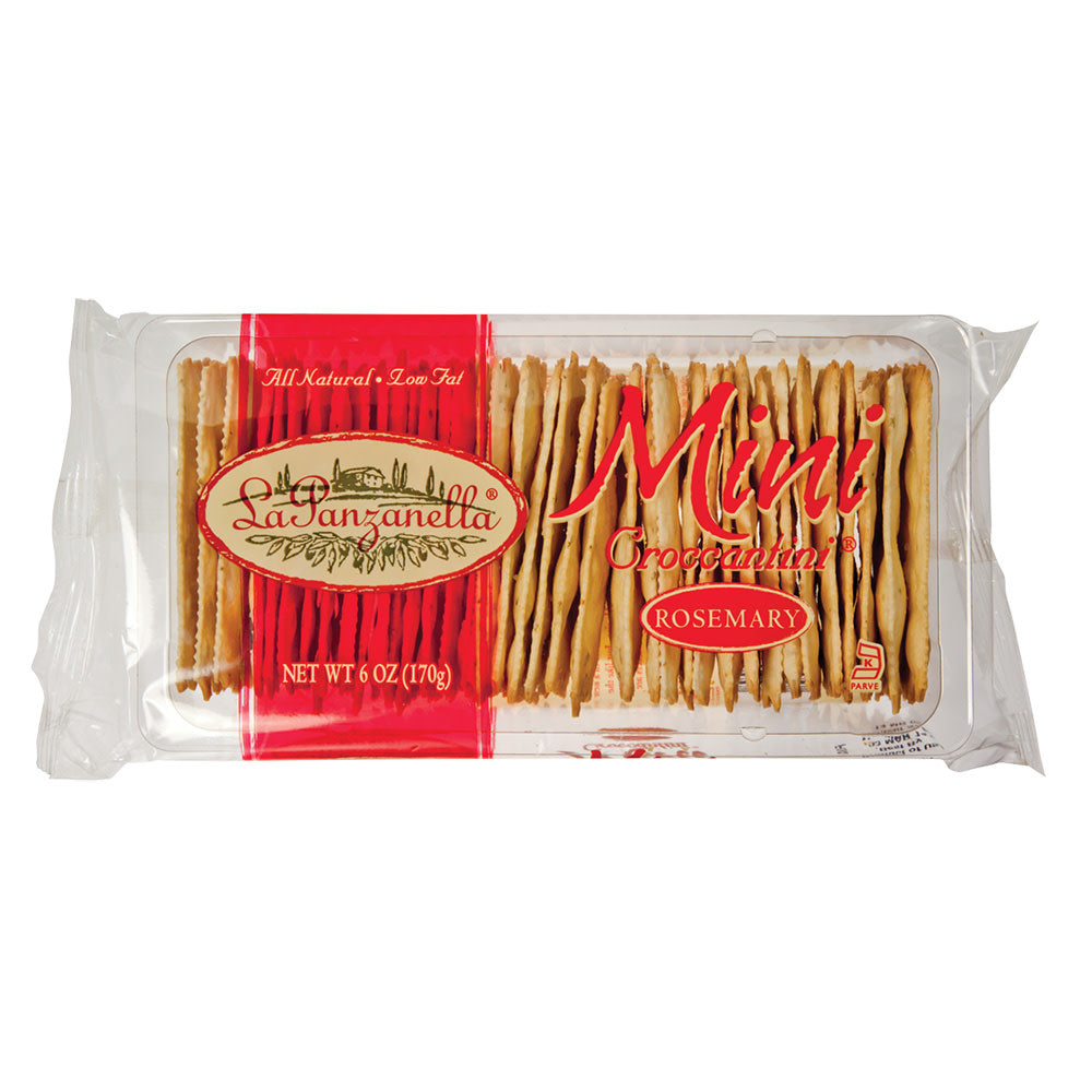 Wholesale La Panzanella Rosemary Mini Croccantini 6 Oz Tray Pack- Bulk