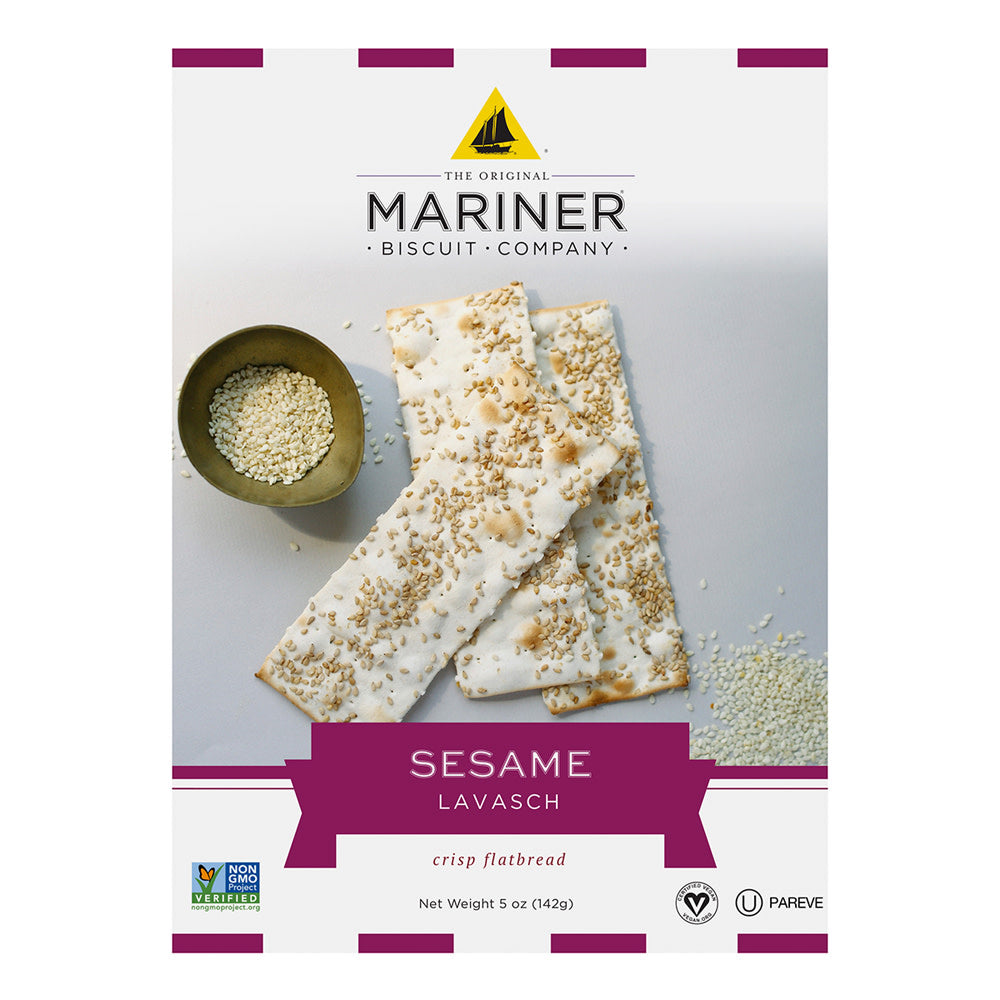 Wholesale Venus Mariner Sesame Lavasch Flatbread 5 Oz Box- Bulk