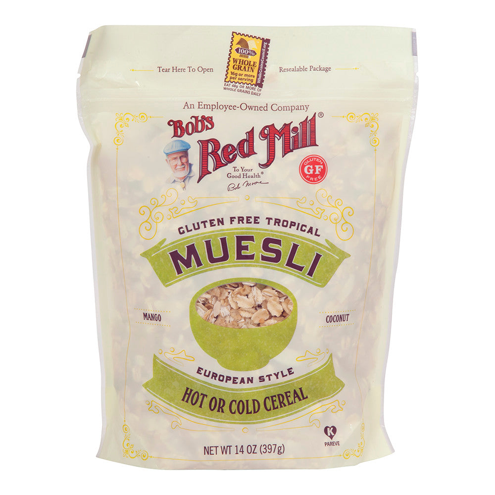 Wholesale Bob'S Red Mill Gluten Free Tropical Muesli 14 Oz Pouch- Bulk