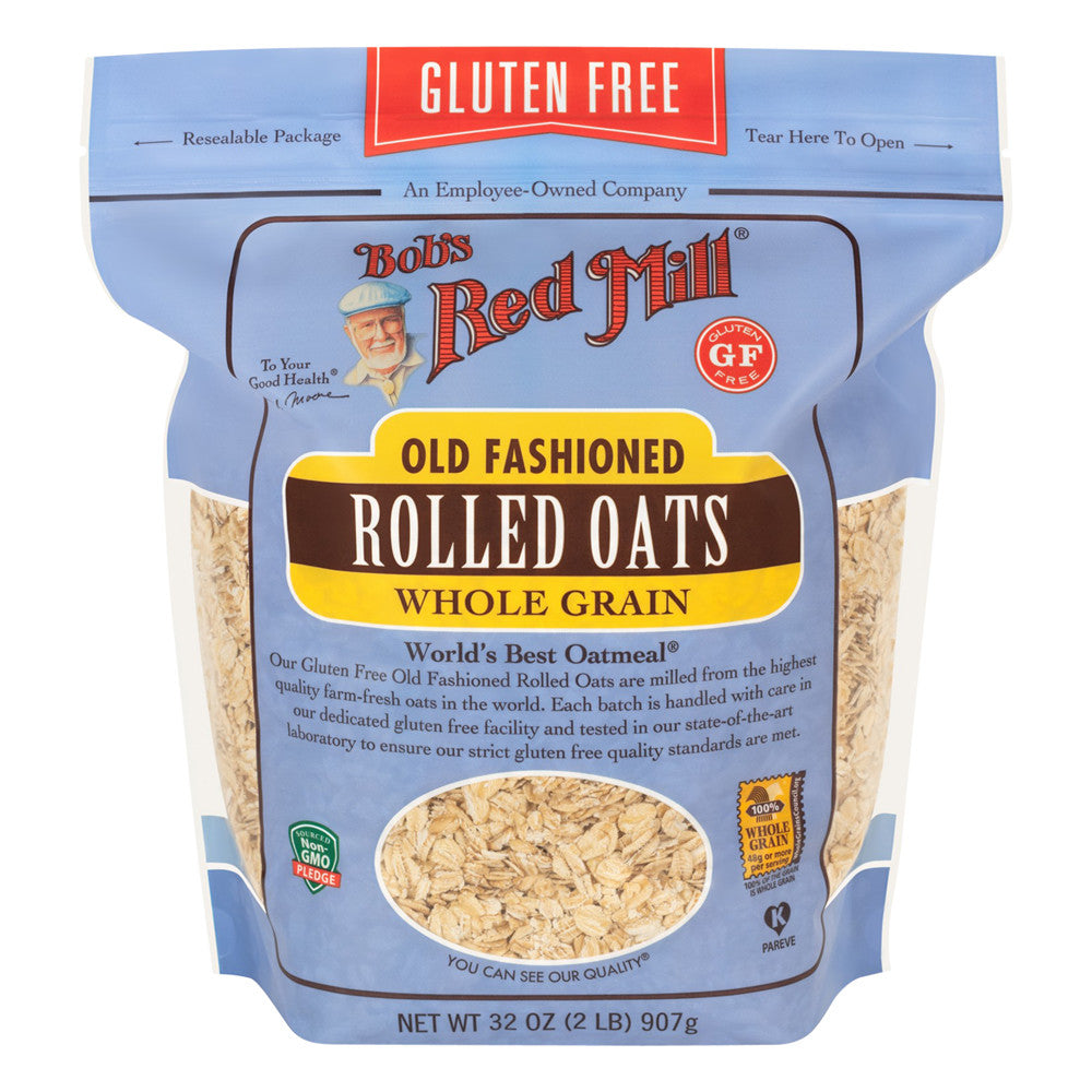 Wholesale Bob'S Red Mill Gluten Free Old Fashion Rolled Oats 32 Oz Pouch- Bulk