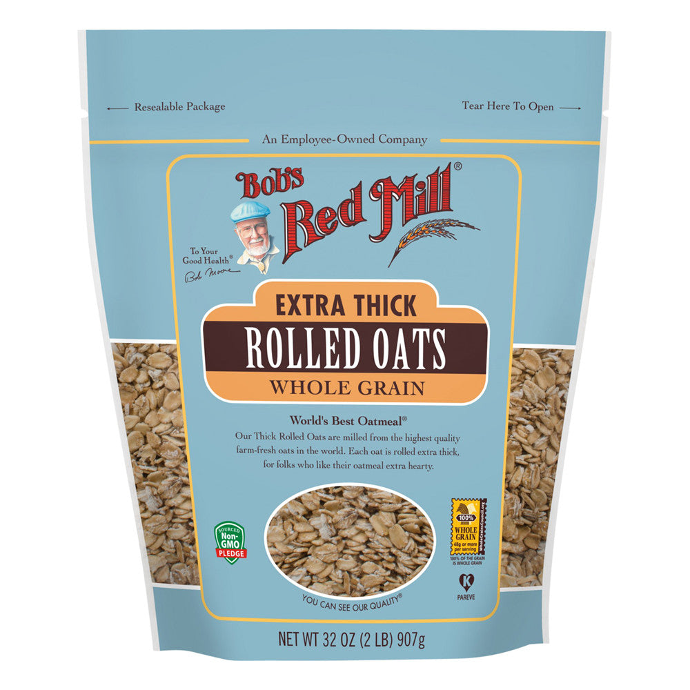 Bob'S Red Mill Extra Thick Rolled Oats 32 Oz Pouch