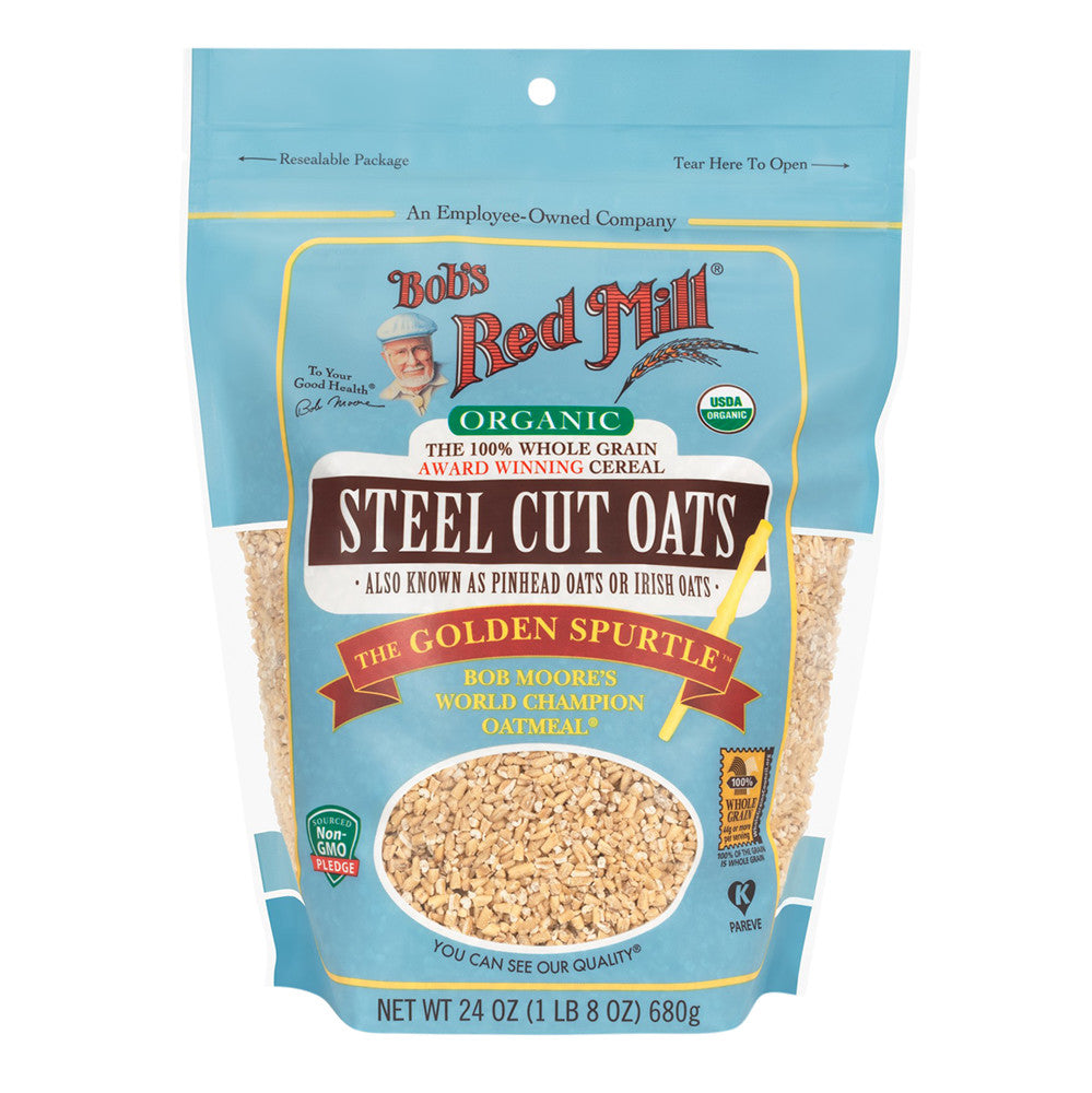Wholesale Bob'S Red Mill Organic Steel Cut Oats 24 Oz Pouch- Bulk
