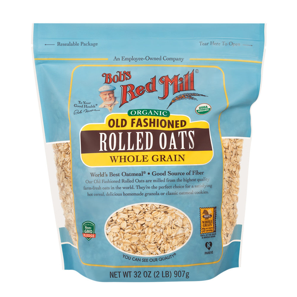 Bob'S Red Mill Organic Old Fashioned Rolled Oats 32 Oz Bag