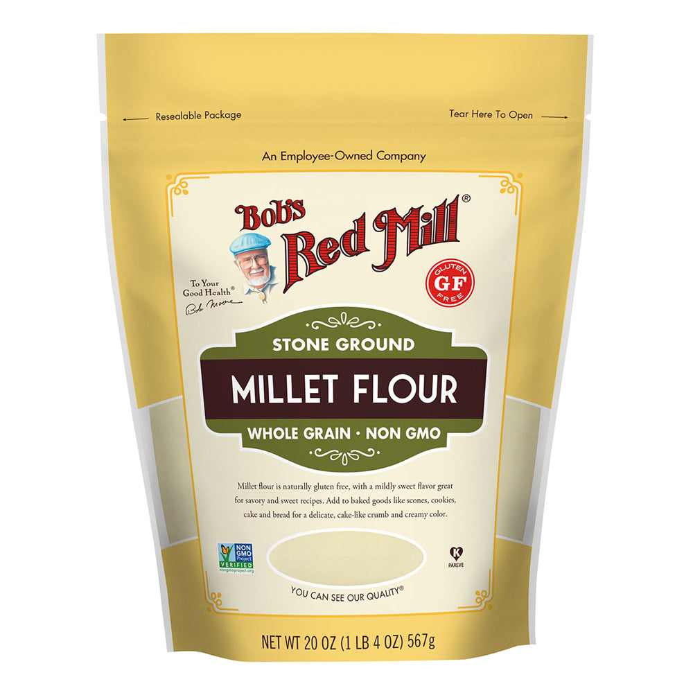 Wholesale Bob'S Red Mill Millet Flour 20 Oz Pouch- Bulk