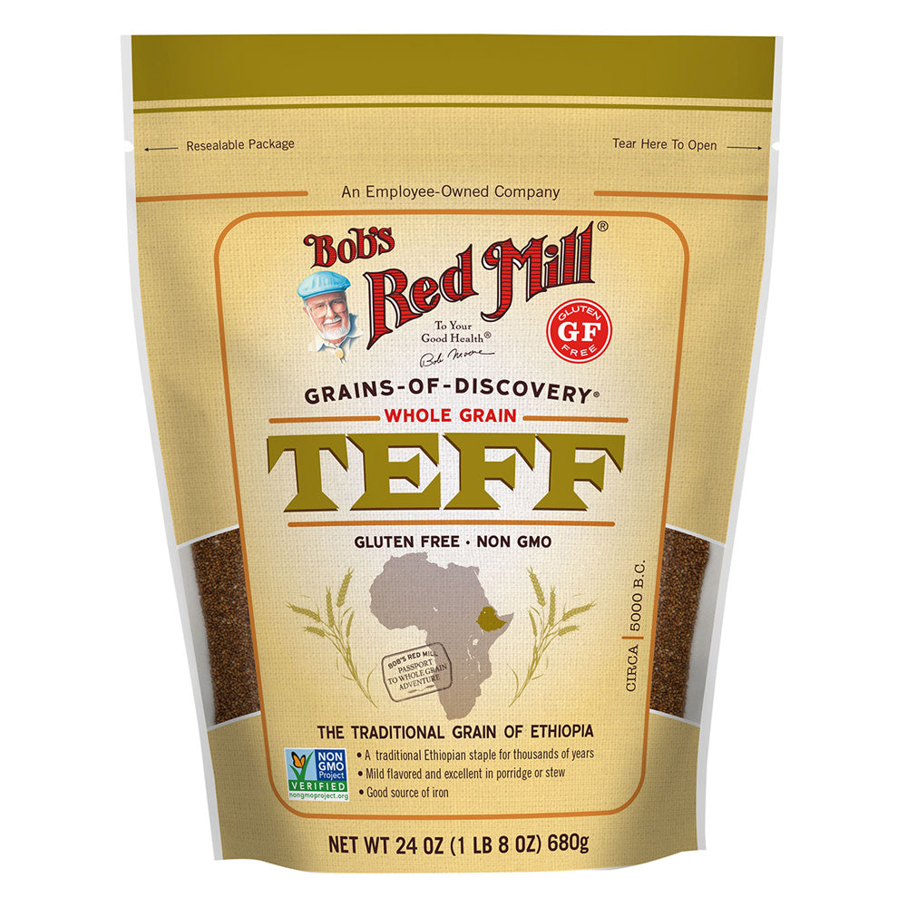 Wholesale Bob'S Red Mill Whole Grain Teff 24 Oz Pouch- Bulk