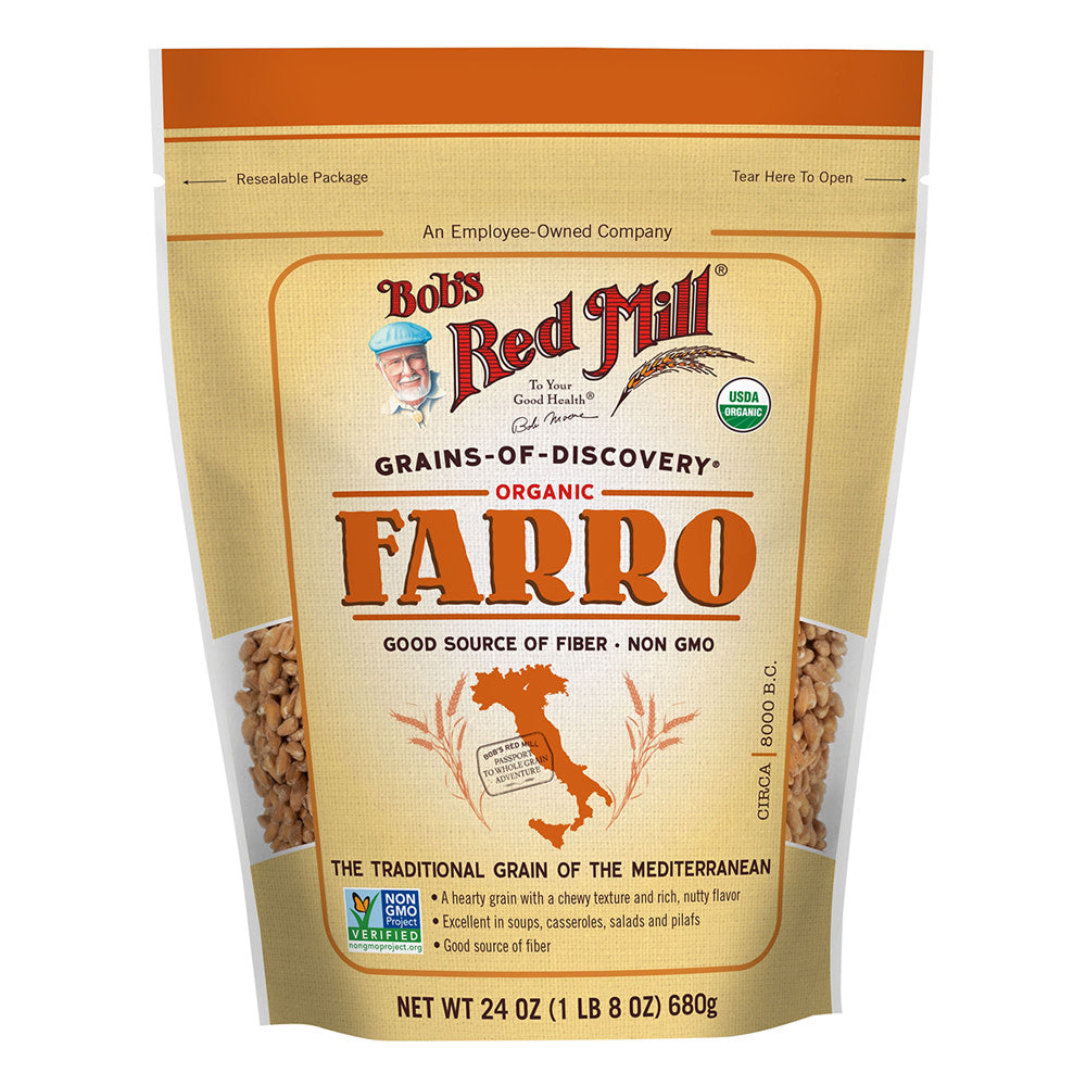 Wholesale Bob'S Red Mill Organic Farro Grain 24 Oz Pouch- Bulk