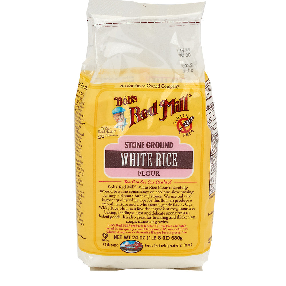 Wholesale Bob'S Red Mill White Rice Flour 24 Oz Pouch- Bulk