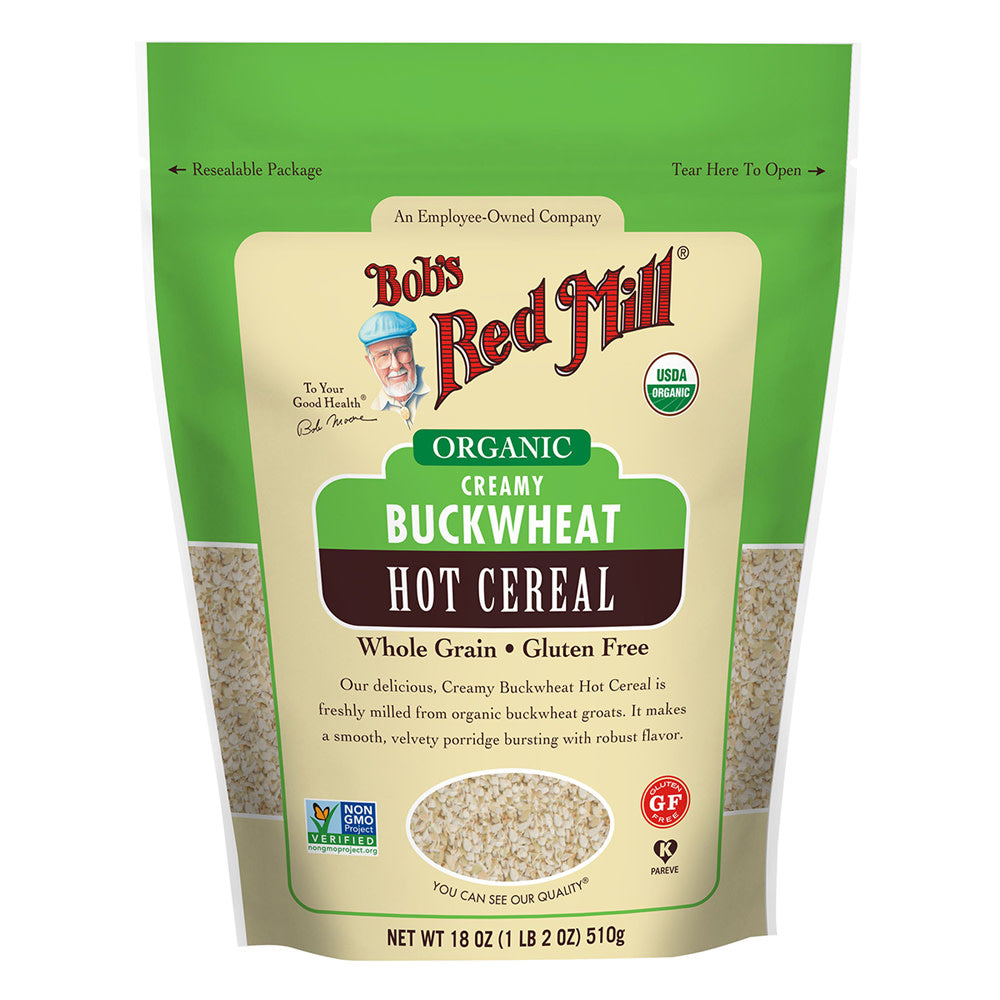 Bob'S Red Mill Organic & Gluten Free Creamy Buckwheat Hot Cereal 18 Oz Pouch