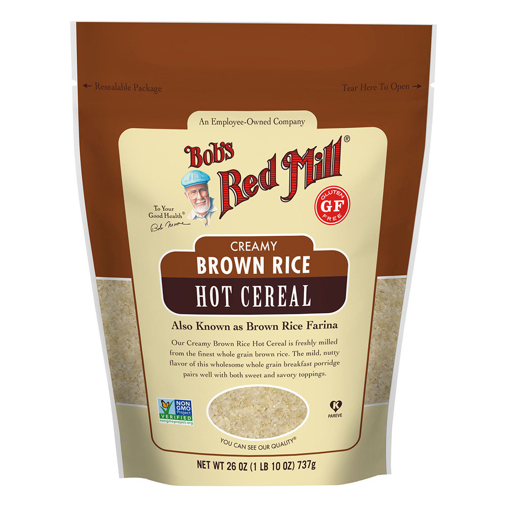 Bob'S Red Creamy Brown Rice Hot Cereal 26 Oz Pouch
