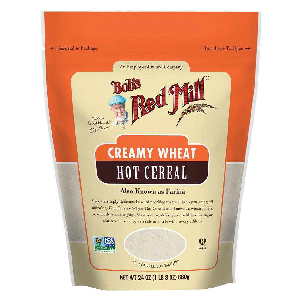 Wholesale Bob'S Red Mill Creamy Wheat Farina Cereal 24 Oz Bag- Bulk