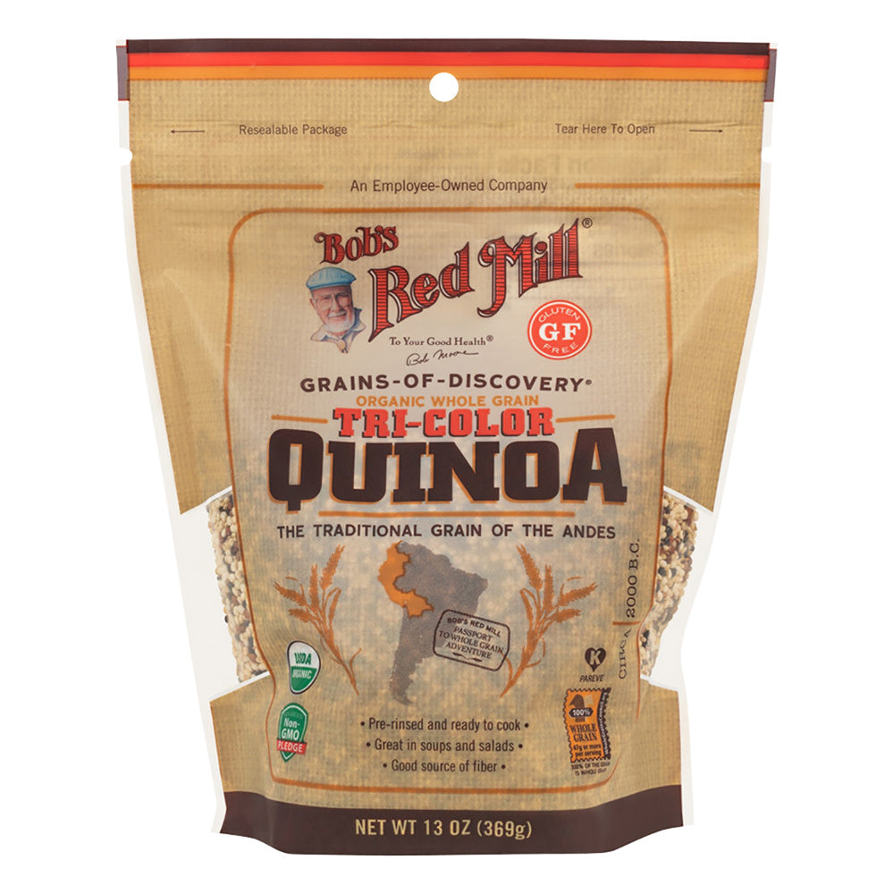 Wholesale Bob'S Red Mill Tricolor Quinoa 13 Oz Pouch- Bulk
