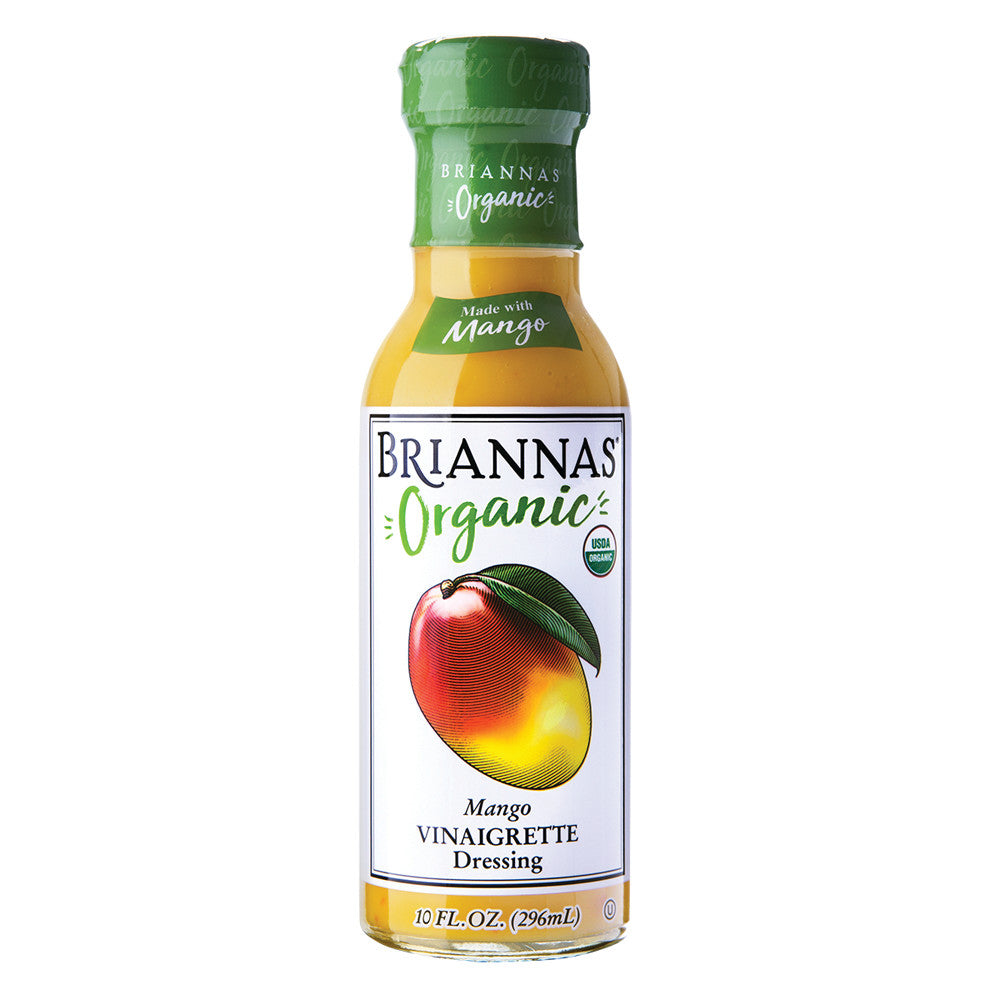 Wholesale Briannas Organic Mango Vinaigrette 10 Oz Bottle- Bulk
