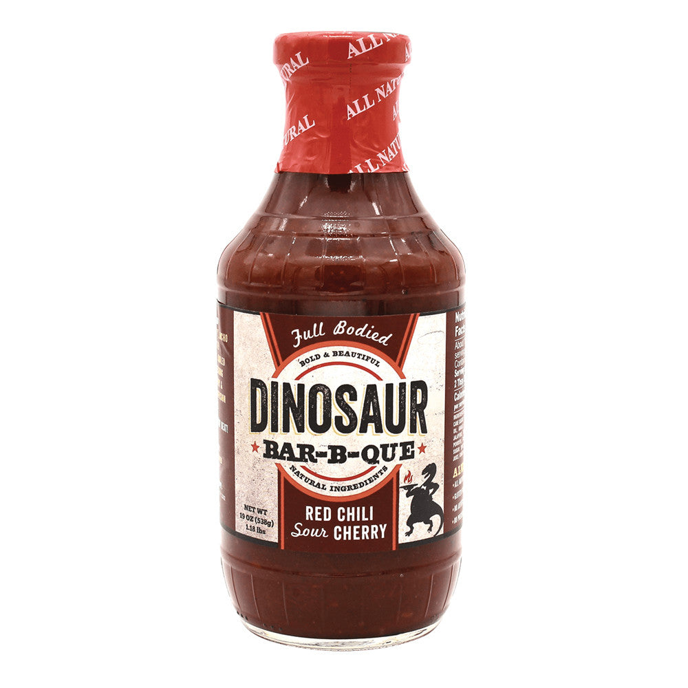 Wholesale Dinosaur Bar-B-Que Chili Sour Cherry Sauce 19 Oz Bottle- Bulk