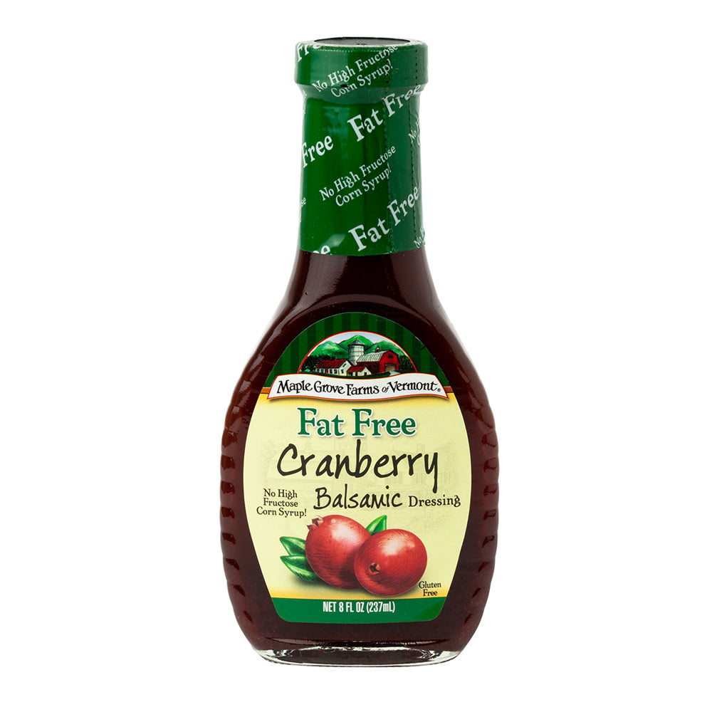 Wholesale Maple Grove Cranberry Balsamic Fat Free Dressing 8 Oz Bottle- Bulk